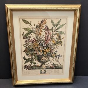 Robert Furbers Art Print January Floral Print.